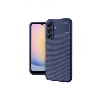 Samsung Galaxy A17 5g Auto Focus Karbon Kapak - Lacivert