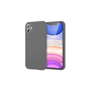 İphone 11 Kılıf First Silikon - Gri