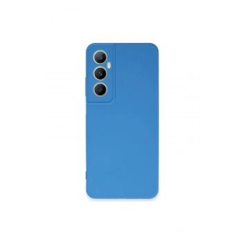 Realme C65 Kılıf First Silikon - Mavi