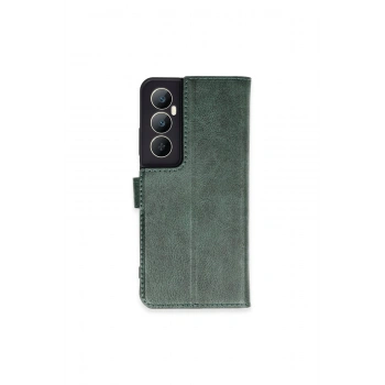 Realme C65 Kılıf Trend S Plus Kapaklı Kılıf - Yeşil