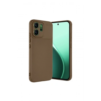 Oppo Reno 14f Auto Focus Karbon Kapak - Kahverengi