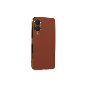 Vivo Y17s Kılıf Volet Silikon - Kırmızı