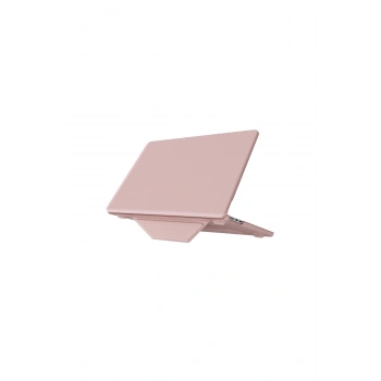 Macbook Air 15 2024 Macbook Deri Kapak - Pembe