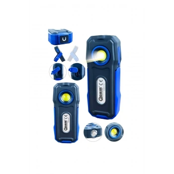 Arm 350lümen Powerbank Şarjlı Tamirci Feneri Mıknatıslı Led Lamba