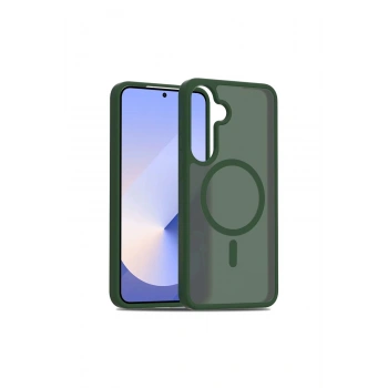 Joko Samsung Galaxy S25 Jota Magsafe Kapak - Koyu Yeşil