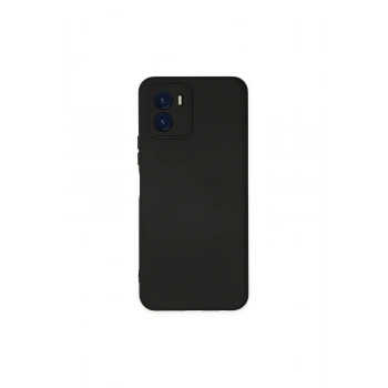 Vivo Y15s Kılıf Nano İçi Kadife Silikon - Siyah