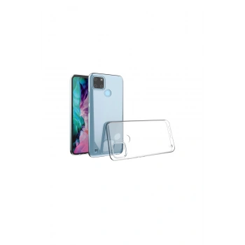 Realme C25y Kılıf Lüx Şeffaf Silikon