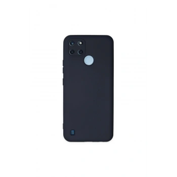 Realme C25y Kılıf Nano İçi Kadife Silikon - Lacivert