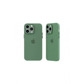 İphone 14 Pro Kılıf Puma Silikon - Yeşil