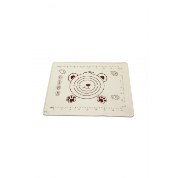 DİKDÖRTGEN 40X50CM RENKLİ SİLİKON HAMUR MATI ÖLÇEK ÇİZİMLİ 240GR (5324)