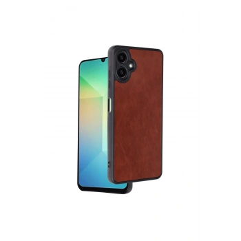 Samsung Galaxy A06 Kılıf Aras Deri Kapak - Bordo