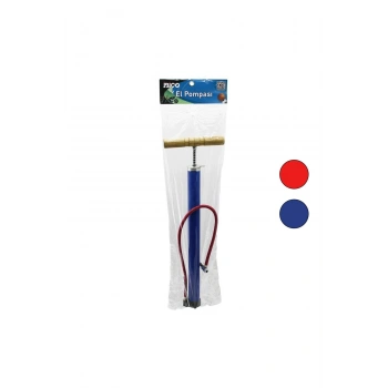 METAL GÖVDE AHŞAP KOL İRAN EL POMPASI 55CM TOP - BİSİKLET - MOTOR AYAKLIK APARATLI (5324)