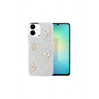 Samsung Galaxy A06 Fiyonk Desenli Kapak - Desen 10