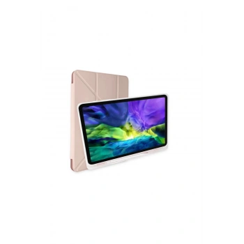 Samsung Galaxy X200 Tab A8 10.5 Kılıf Kalemlikli Mars Tablet Kılıfı - Rose Gold