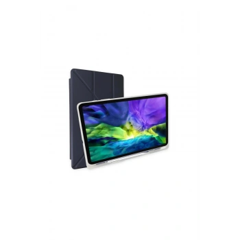 Samsung Galaxy X200 Tab A8 10.5 Kılıf Kalemlikli Mars Tablet Kılıfı - Lacivert