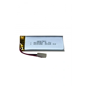 Sertec 402050 3.7v 400mah Li-polymer Pil (devreli/1.5a)