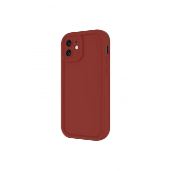 İphone 11 Kılıf Viera Silikon - Bordo