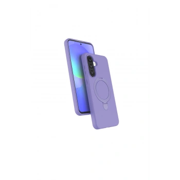 Samsung Galaxy A36 Regal Magsafe Standlı Kapak - Lila