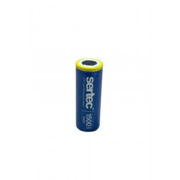 Sertec 3.7v Li-ion 18500 1500 Mah 1c Şarjlı Pil