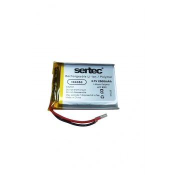 Sertec 104050 3.7v 2500mah Li-polymer Pil (devreli/1.5a)