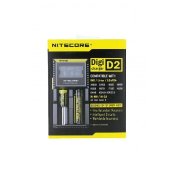 Nitecore D2 Digi Charger Li-ion / Nı-cd / Nı-mh / Lifepo4 Dijital Pil Şarj Cihazı