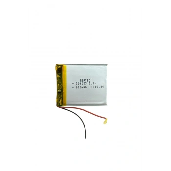 Sertec 304053 3.7v 600 Mah Li-polymer Pil (devreli/1.5a)
