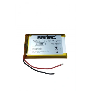 Sertec 855080 3.7v 4000mah Li-polymer Pil (devreli/1.5a)