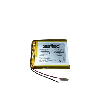 Sertec 785060 3.7v 3000mah Li-polymer Pil (devreli/1.5a)