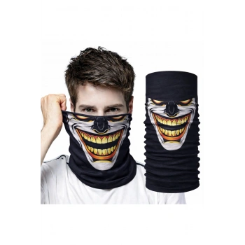 Joker Gülüşlü Baf Maske – Çok Amaçlı Boyunluk Bandana 3 No