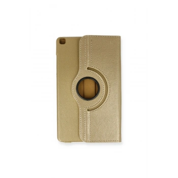 Samsung Galaxy Tab A9 Plus Kılıf 360 Tablet Deri Kılıf - Gold