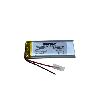 Sertec 502050 3.7v 500 Mah Li-polymer Pil (devreli/1.5a)