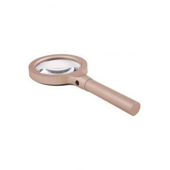 12 Led Işıklı 10x Büyüteç ,yaşlılar Ve Çocuklar Için Okuma Saplı Metal Büyüteç 8013