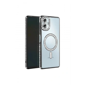 Samsung Galaxy A07 4g Joke Simli Magneticsafe Kılıf - Siyah