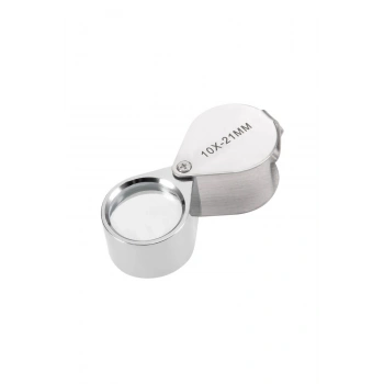 10x21 Full Çelik Kaplı Büyüteç Lüp