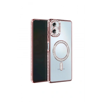 Samsung Galaxy A07 4g Joke Simli Magneticsafe Kılıf - Pembe