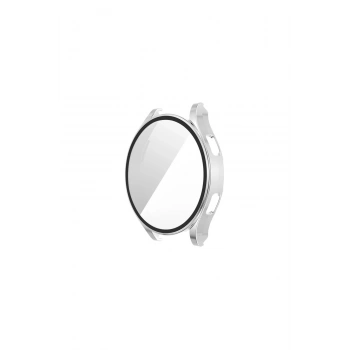 Watch 5 44mm Wall Camlı Kasa Ekran Koruyucu - Gümüş