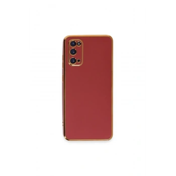 Samsung Galaxy S20 Kılıf Volet Silikon - Kırmızı