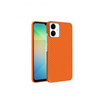 Samsung Galaxy A06 Vega Magsafe Kapak - Turuncu