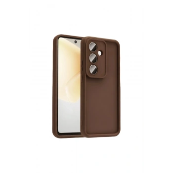 Samsung Galaxy A57 5g Viera Silikon - Kahverengi