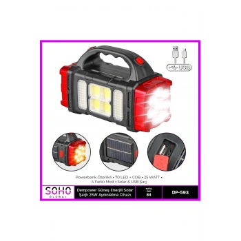 Güneş Enerjili Solar Kamp Feneri