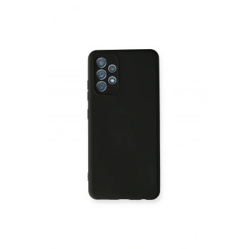 Samsung Galaxy A32 Kılıf Nano İçi Kadife Silikon - Siyah