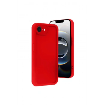 İphone 16e Kılıf Viera Silikon - Kırmızı