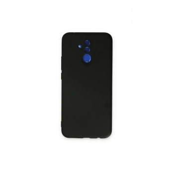 Huawei Mate 20 Lite Kılıf Nano İçi Kadife Silikon - Siyah