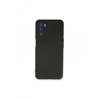 Oppo A16 Kılıf Nano İçi Kadife Silikon - Siyah