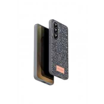 Onegif Samsung Galaxy A17 5g Bright Simli Kapak - Gümüş