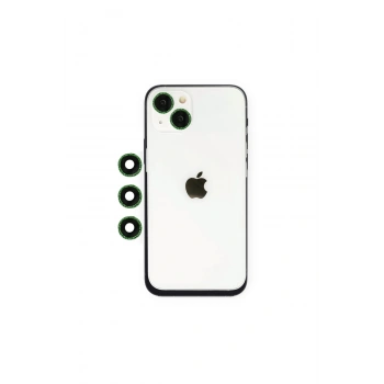 İphone 14 Shine Kamera Lens - Yeşil