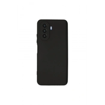 Huawei Nova Y70 Kılıf First Silikon - Siyah