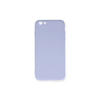 İphone 6 Plus Kılıf Nano İçi Kadife Silikon - Lila