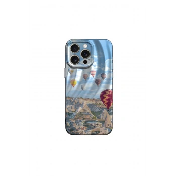 İphone 14 Pro Max Kılıf Crew Desenli Kapak - Kapadokya