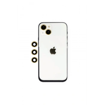 İphone 14 Shine Kamera Lens - Gold